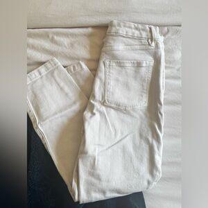 Good American Women's Cream Colored denim